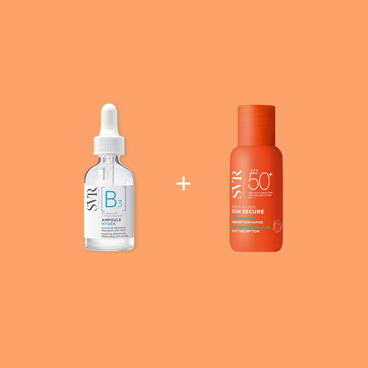 SVR Ampoule B3 Hydra + Sun Secure — flacon de 30 ml
