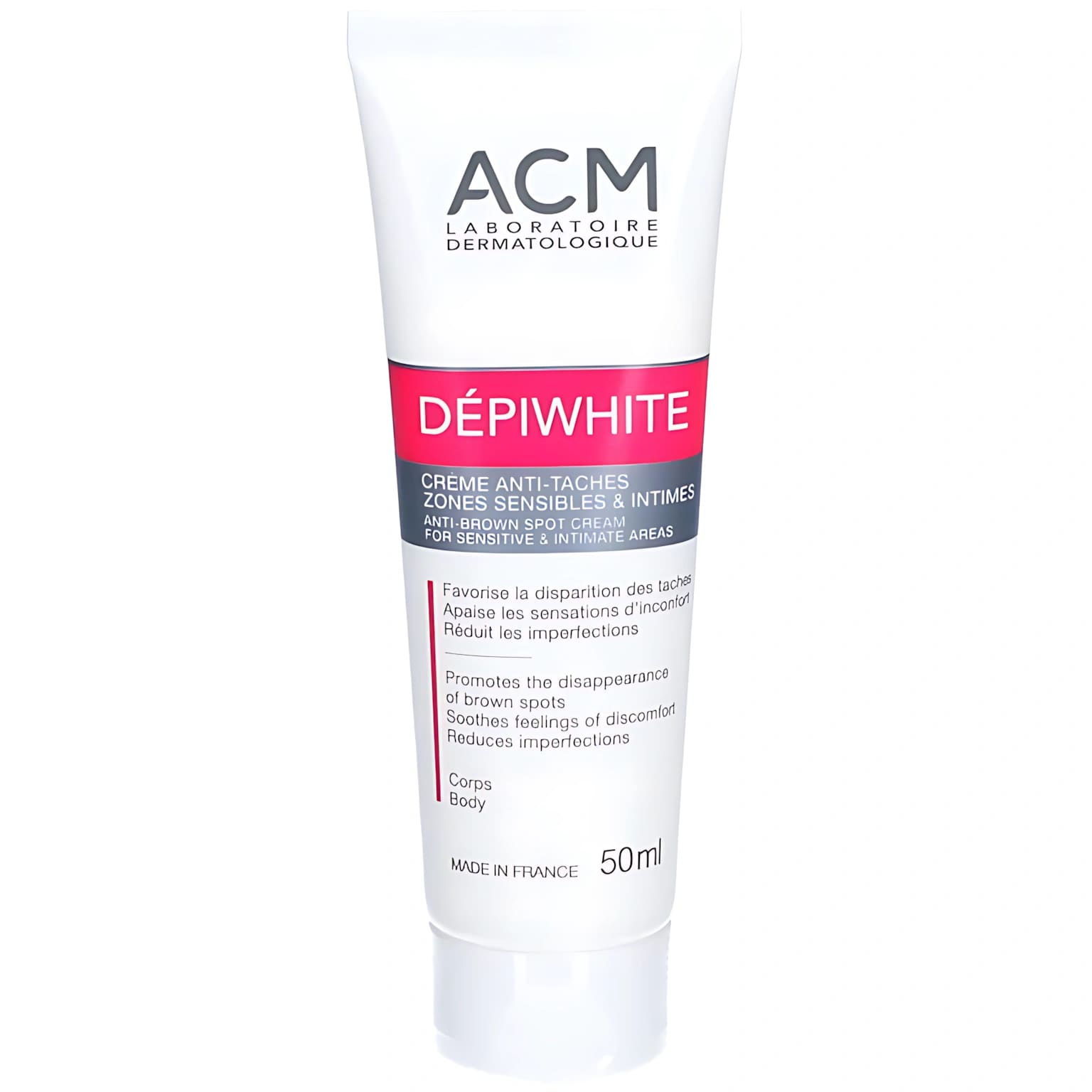 ACM Depiwhite Crème anti-taches Zone intime — tube de 50 ml