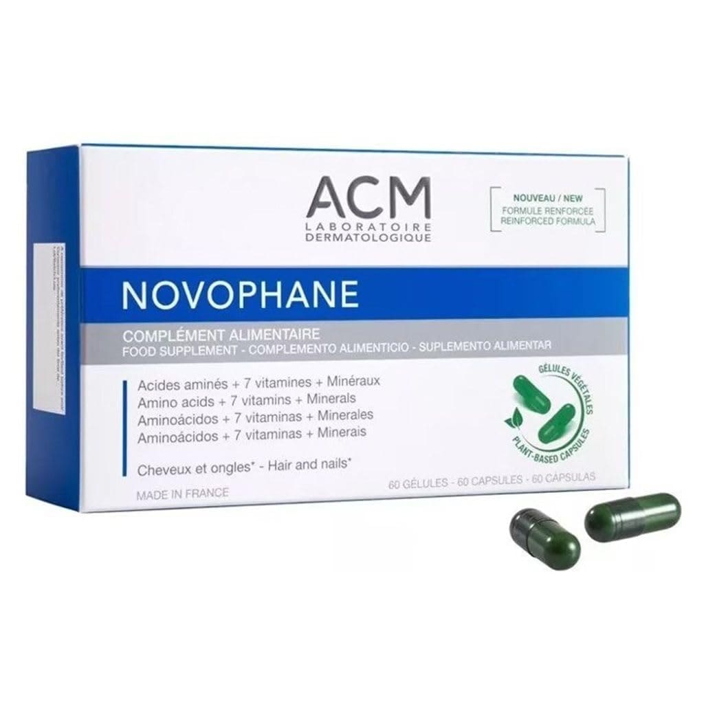 ACM Novophane Cheveux et Ongles — boîte de 60 gélules