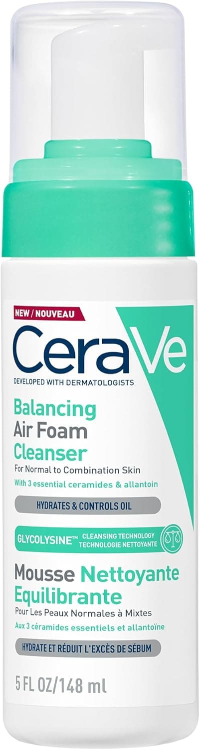 CeraVe Mousse nettoyante équilibrante — flacon de 148 ml