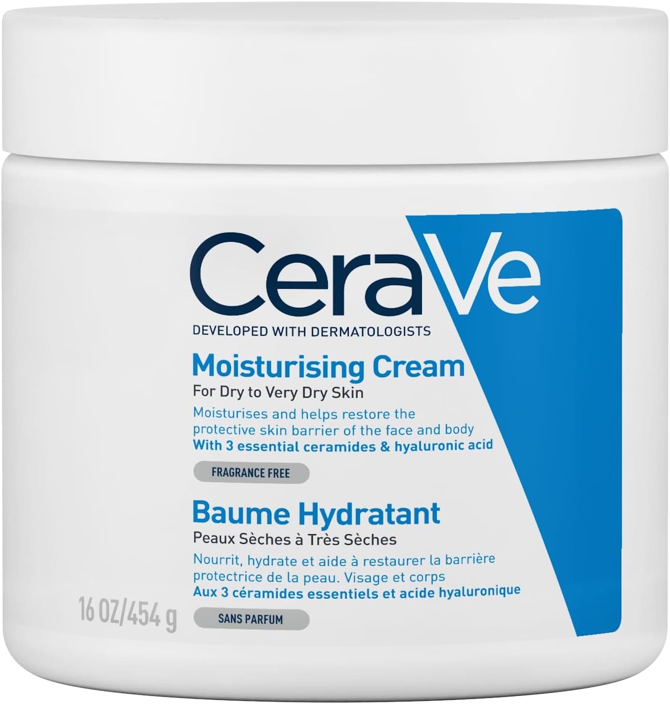 CeraVe Baume hydratant — pot de 454 ml
