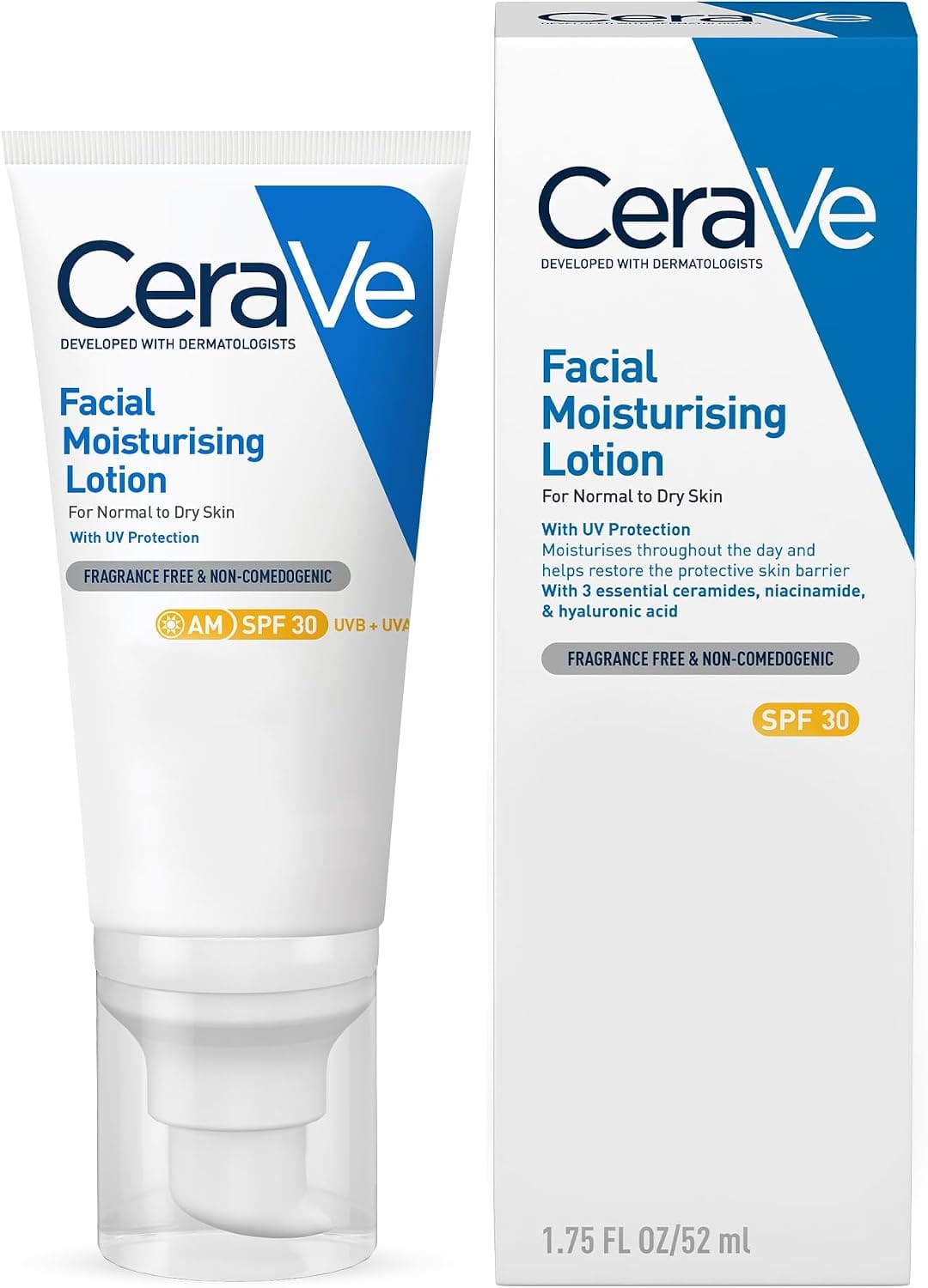 CeraVe Crème visage SPF 30 — flacon de 52 ml