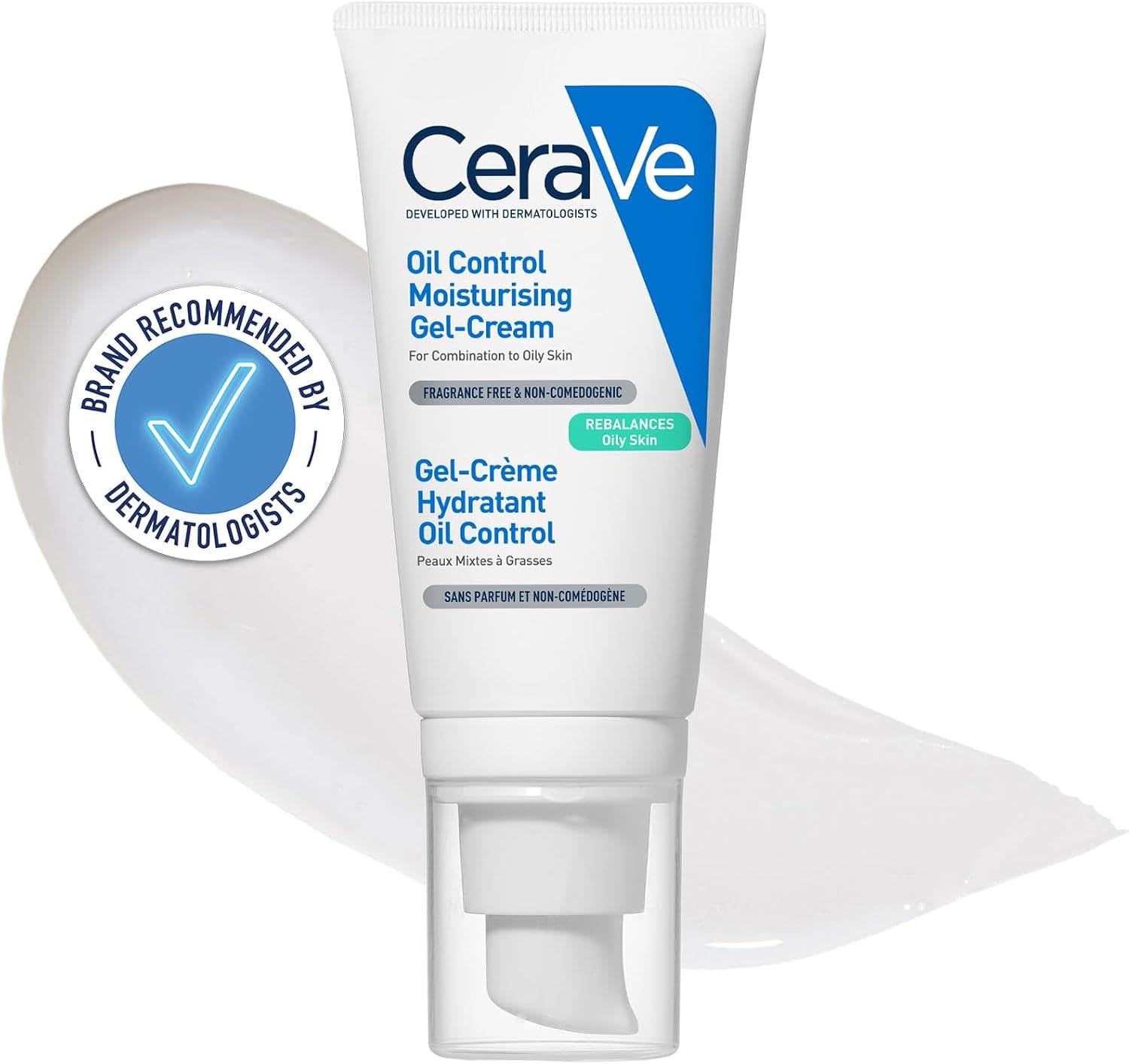 CeraVe Gel-Crème hydratant Oil Control — flacon de 52 ml