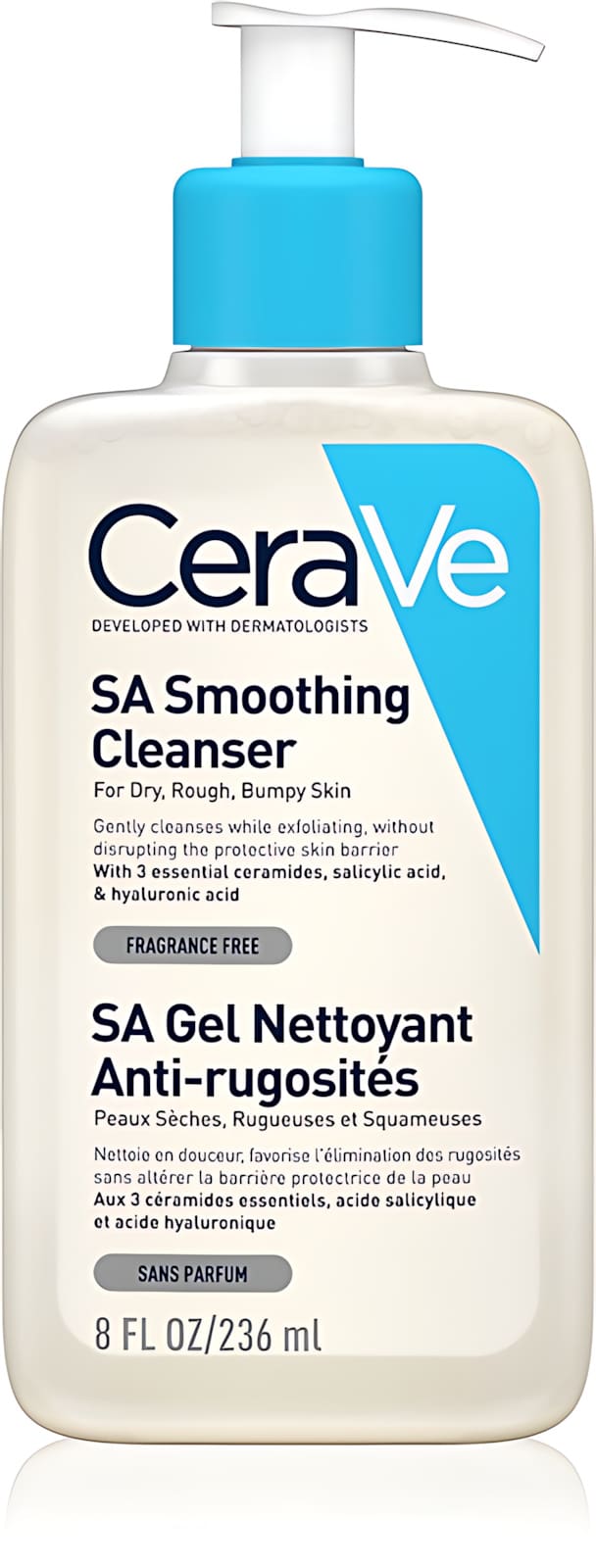 CeraVe Gel nettoyant anti-rugosités — flacon de 236 ml