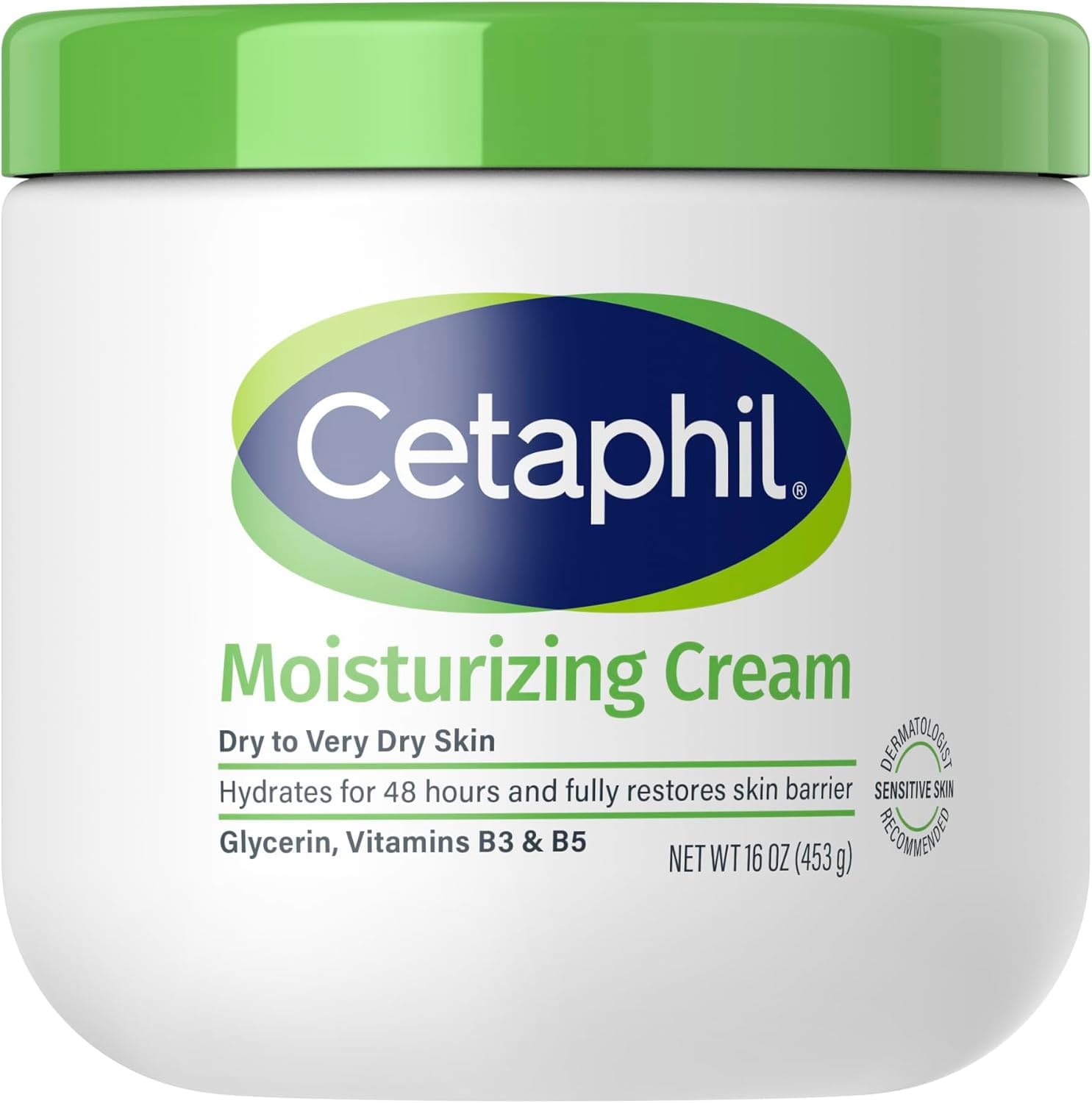 Cetaphil Crème hydratante — pot de 453 g