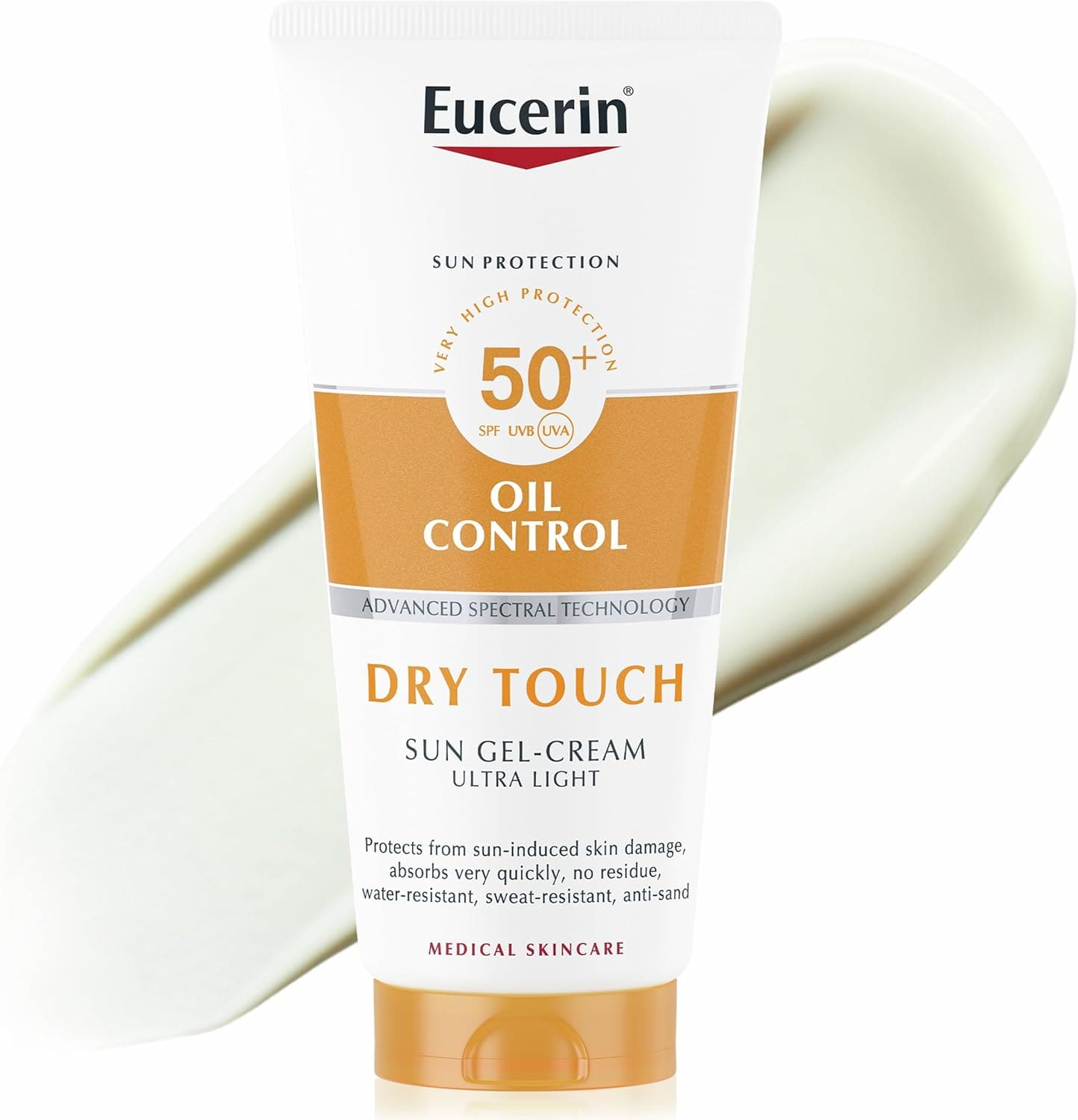 Eucerin Sun Oil Control Gel-Crème SPF 50+ — tube de 200 ml