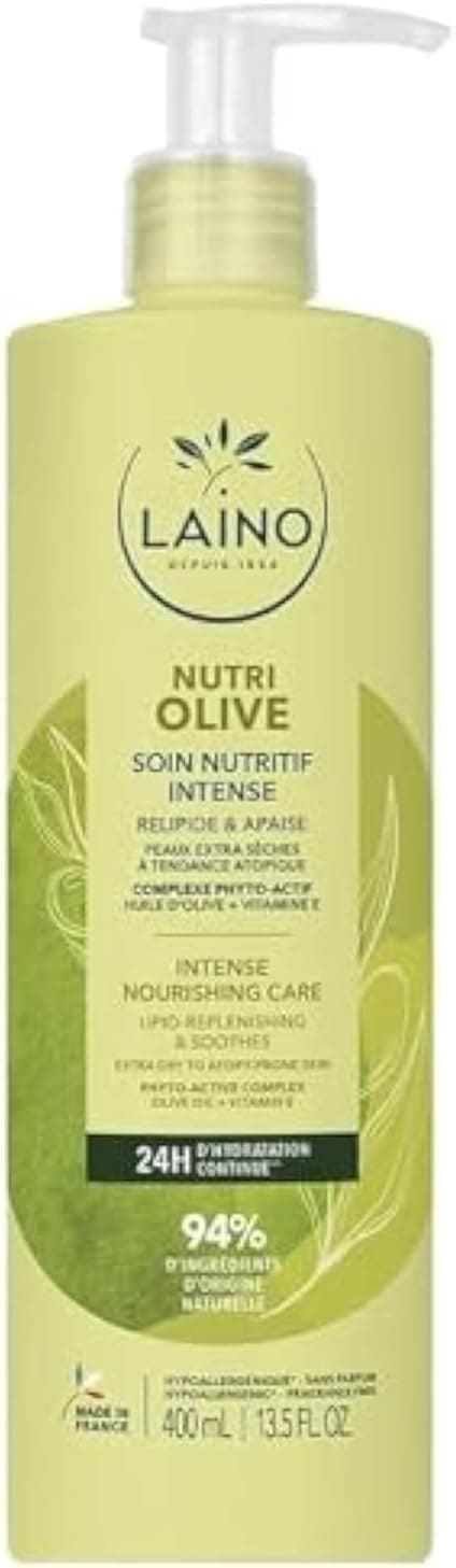 Laino Lait Nutritif à l’Olive — flacon de 400 ml