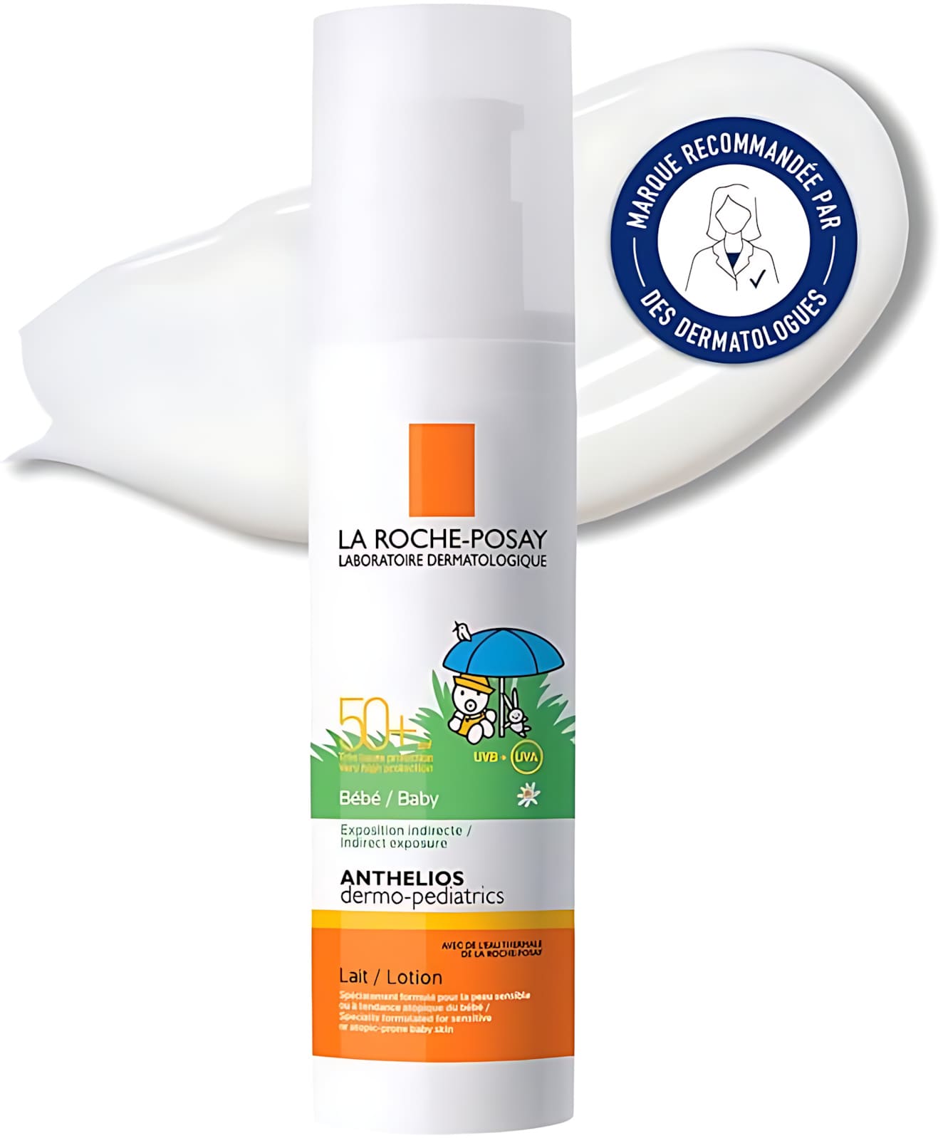 La Roche-Posay Anthelios Crème solaire enfant SPF 50+ — flacon-pompe de 50 ml