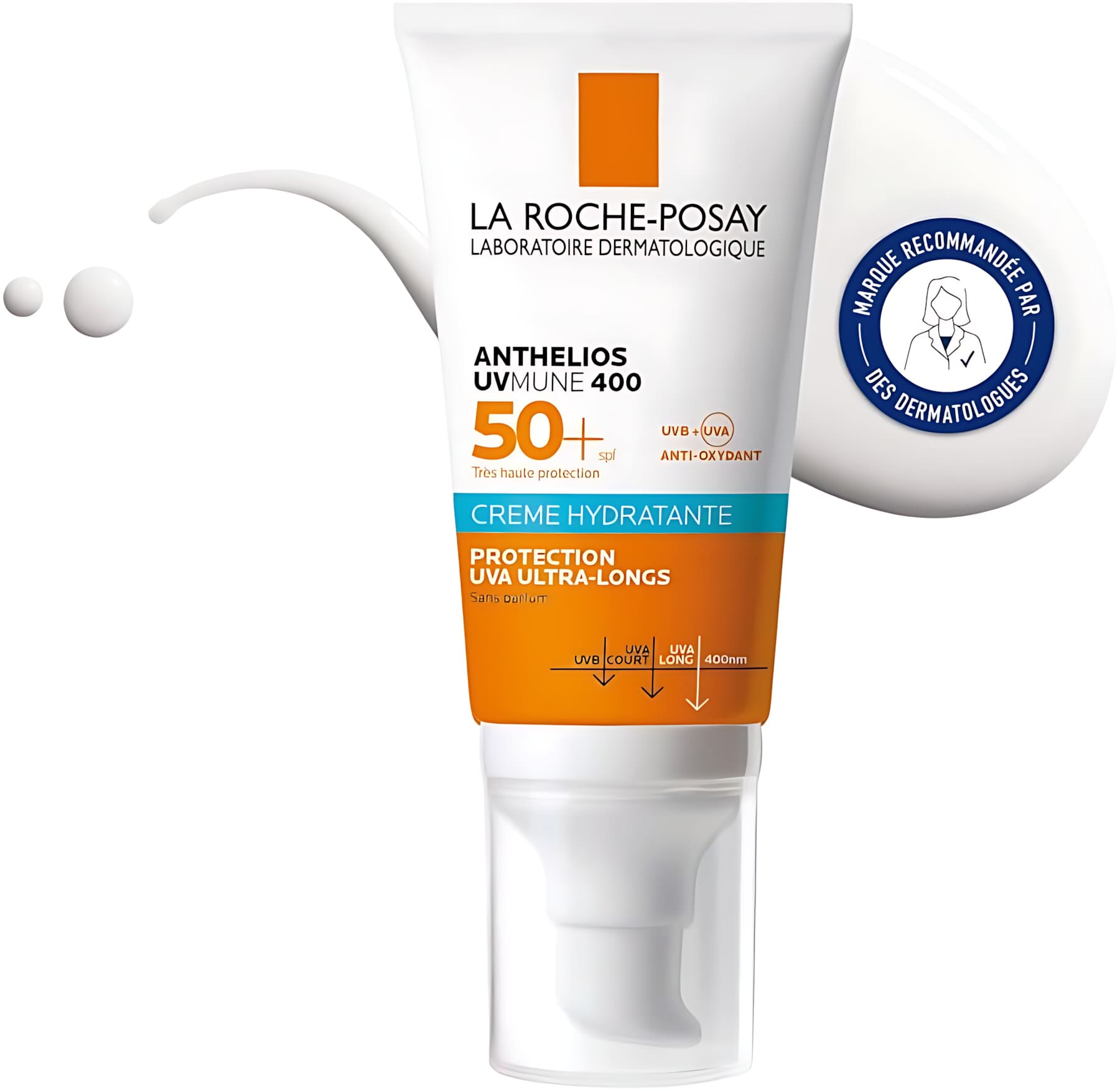 La Roche-Posay Crème hydratante SPF 50+ — flacon de 50 ml