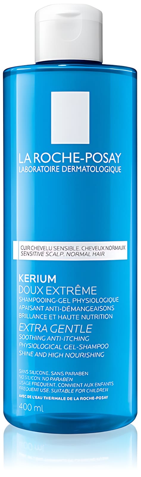 La Roche-Posay Kerium Shampooing doux — flacon de 400 ml