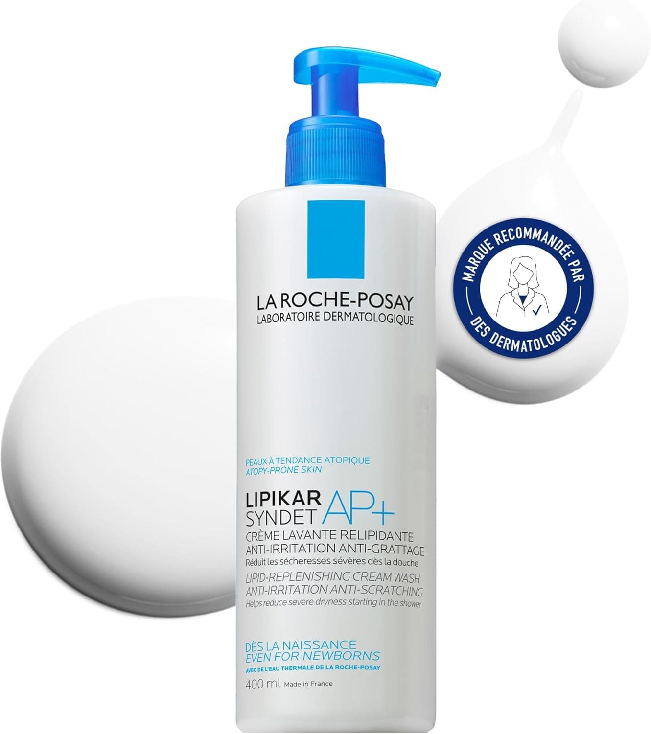 La Roche-Posay Lipikar Crème lavante — flacon de 400 ml