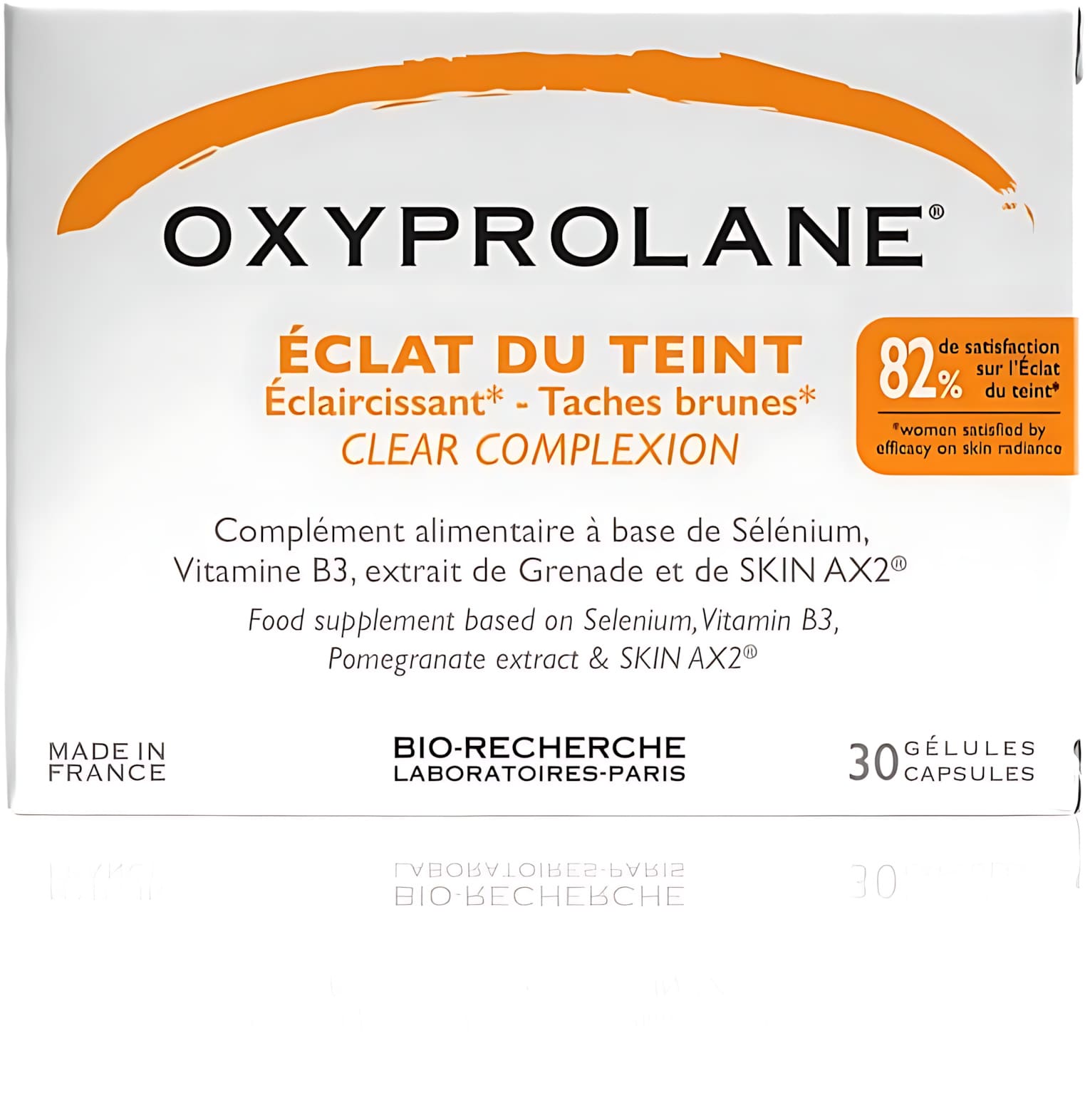 Oxyprolane Éclat Teint — boîte de 30 gélules