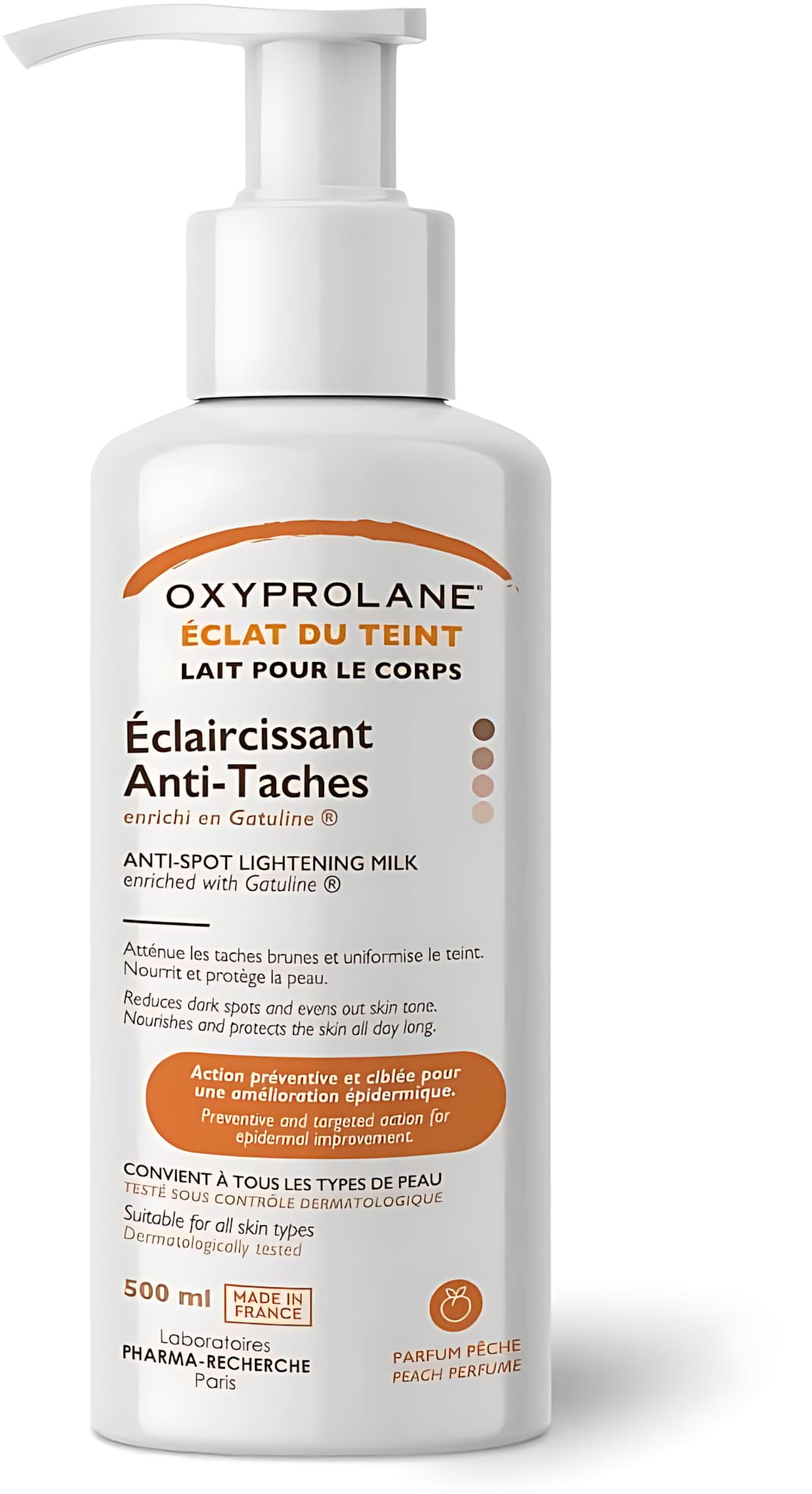 Oxyprolane Lait Éclat — flacon de 500 ml