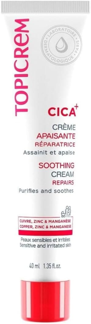 Topicrem CICA Crème réparatrice — tube de 40 ml