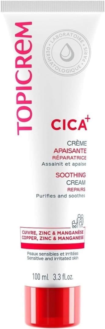 Topicrem CICA+ Crème apaisante — tube de 100 ml