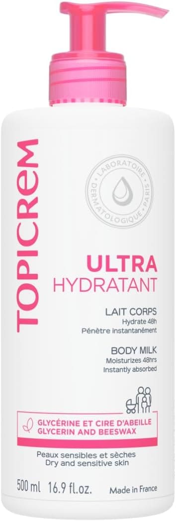 Topicrem Lait Ultra-Hydratant — flacon de 500 ml