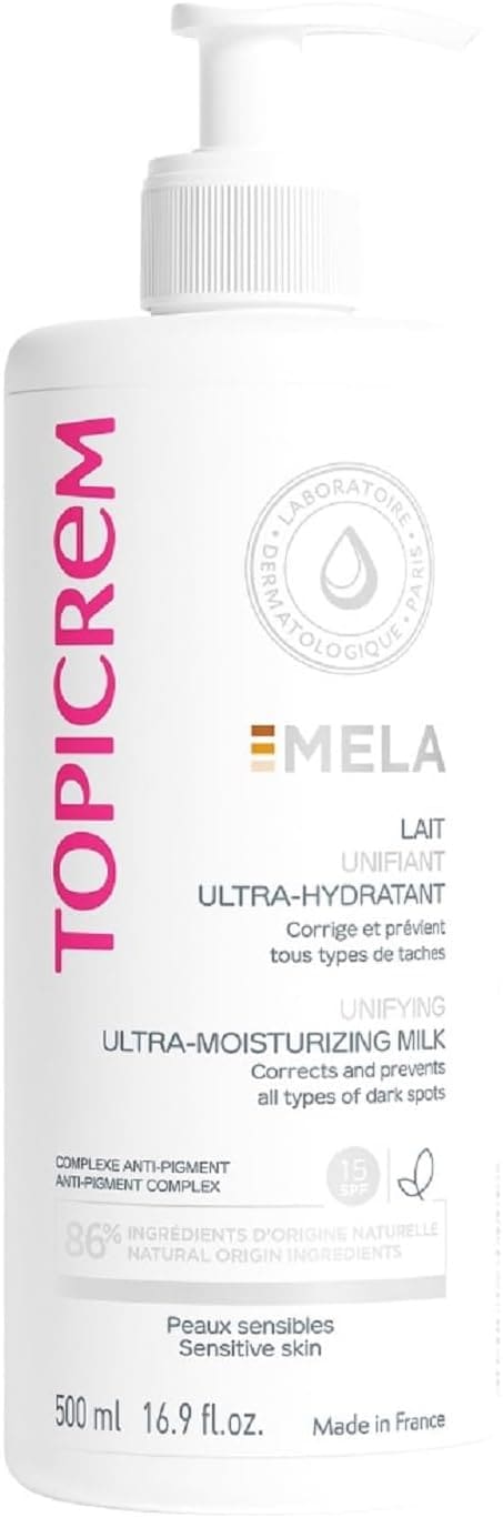 Topicrem Mela Lait unifiant — flacon de 500 ml