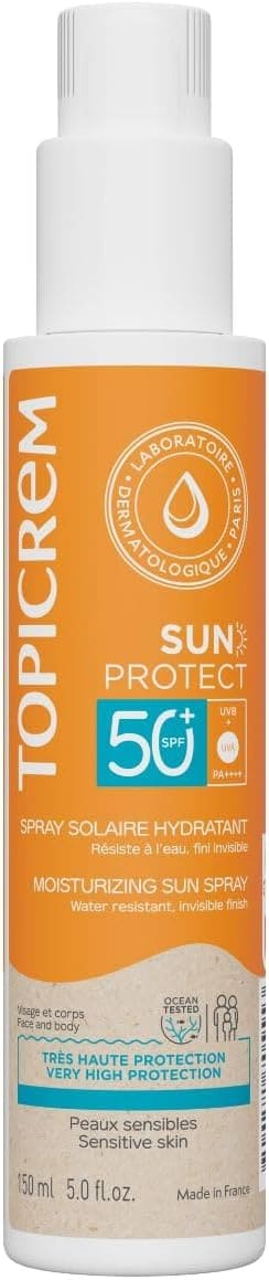 Topicrem Sun Protect Lait SPF 50+ Spray — flacon de 150 ml