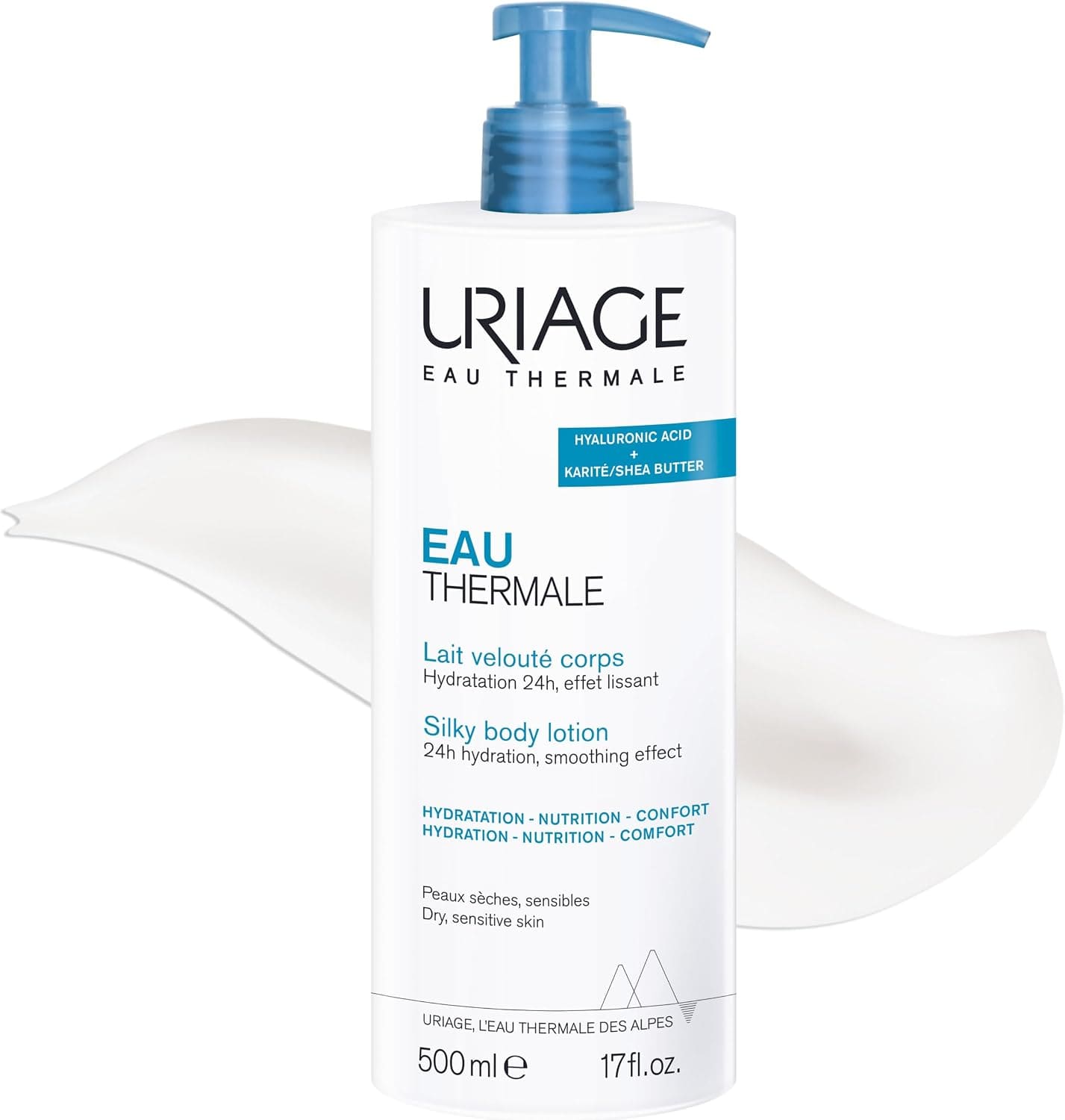 Uriage Eau Thermale Lait Velouté — flacon de 500 ml
