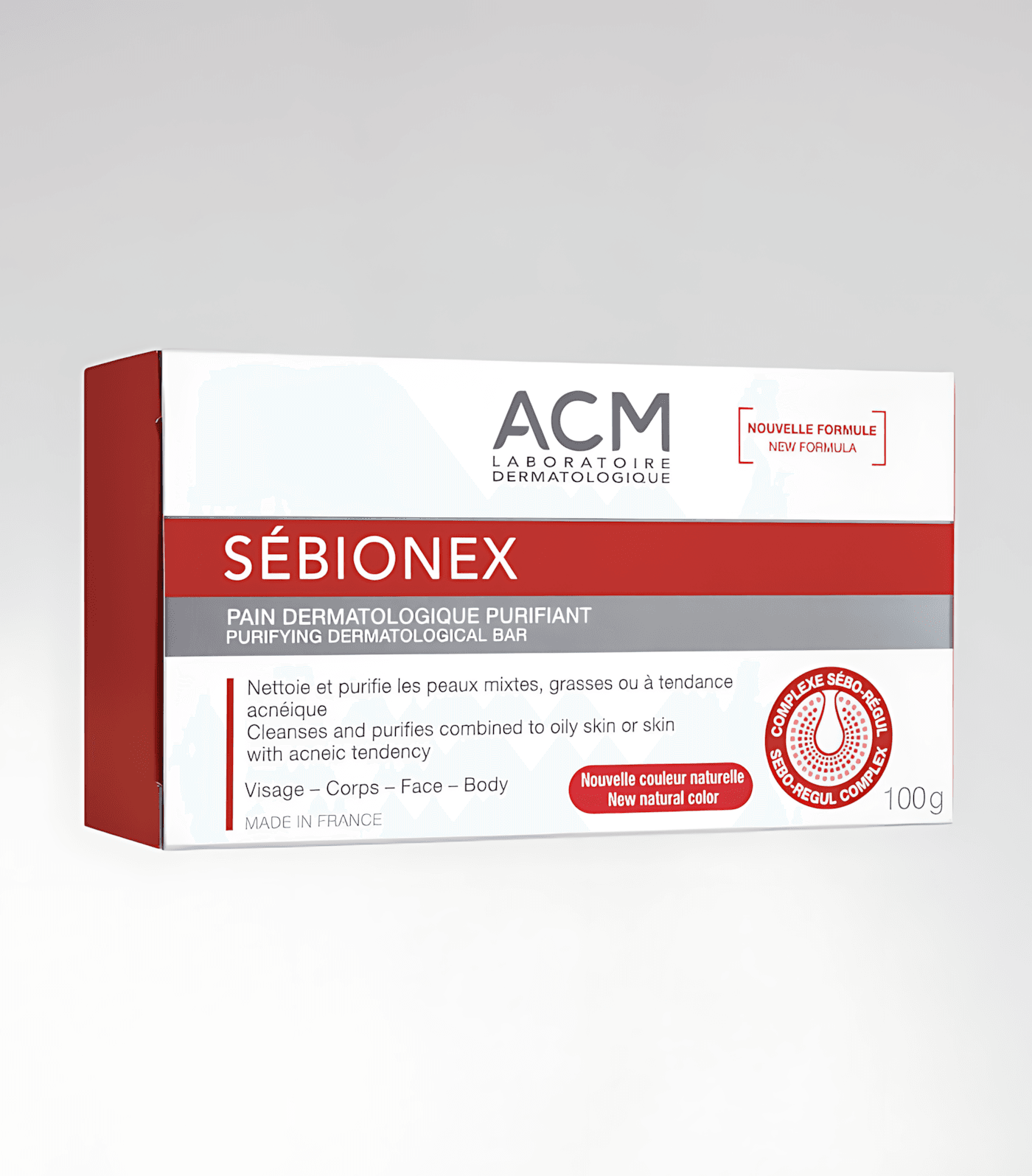 ACM Sébionex Pain Dermatologique Purifiant — pain de 100 g