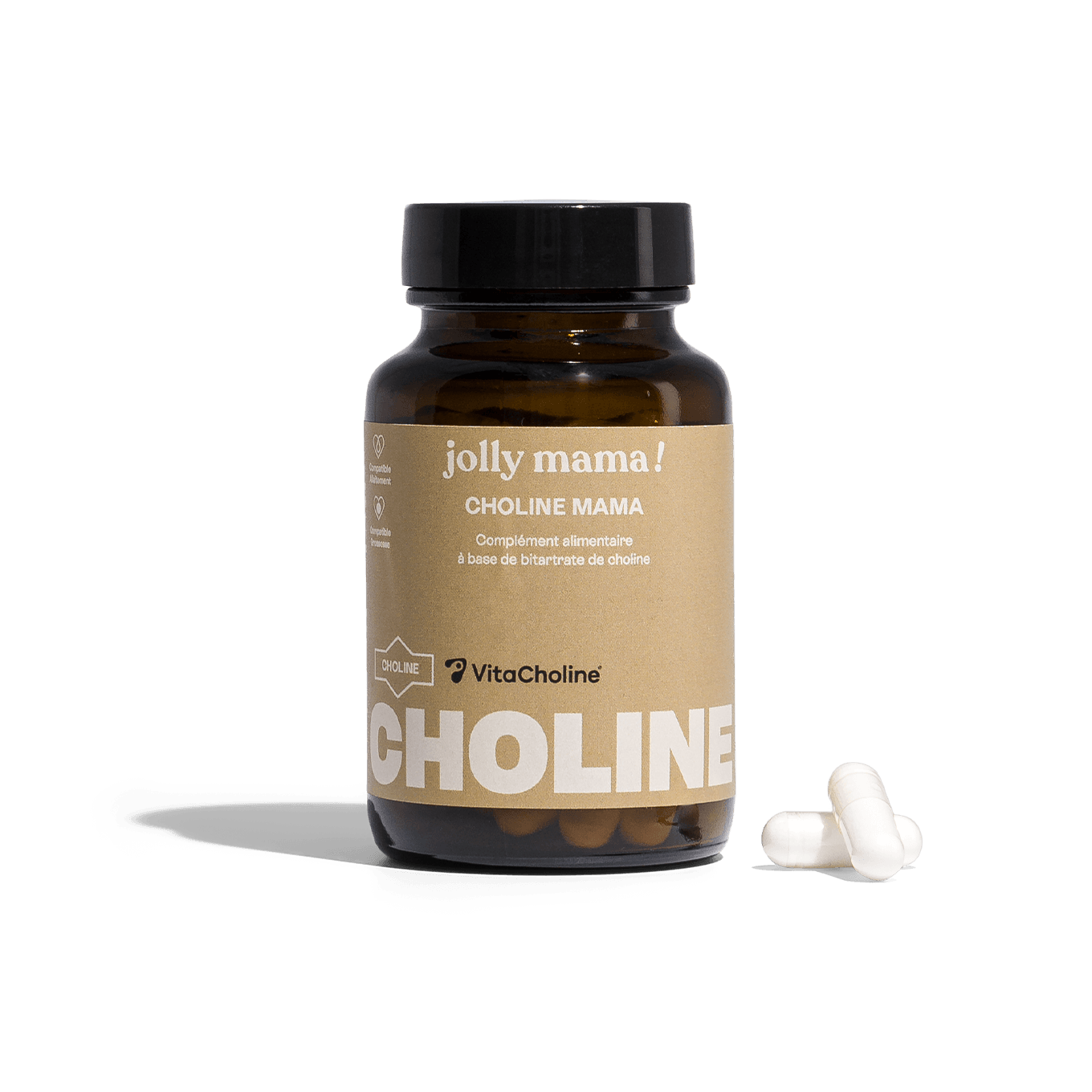 Jolly Mama Choline Mama - Grossesse & allaitement - 60 gélules - vue 1
