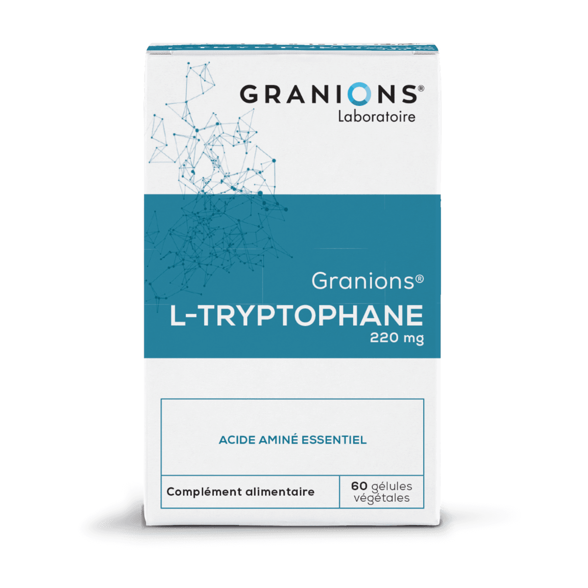 L-Tryptophane 220 mg - 60 gélules végétales - Granions - vue 1