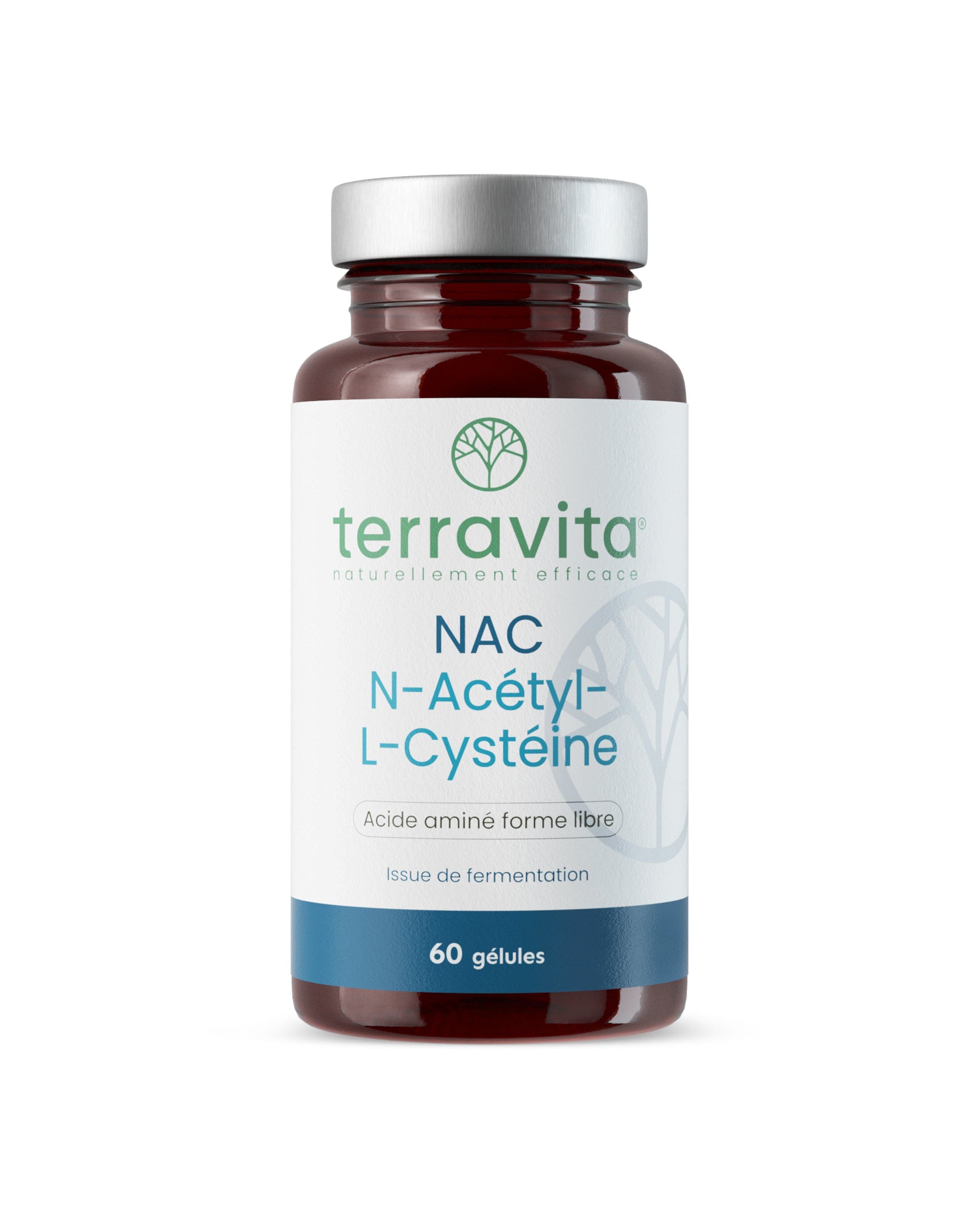 N-Acétyl-L-Cystéine (NAC) - 60 gélules - Terravita - vue 1