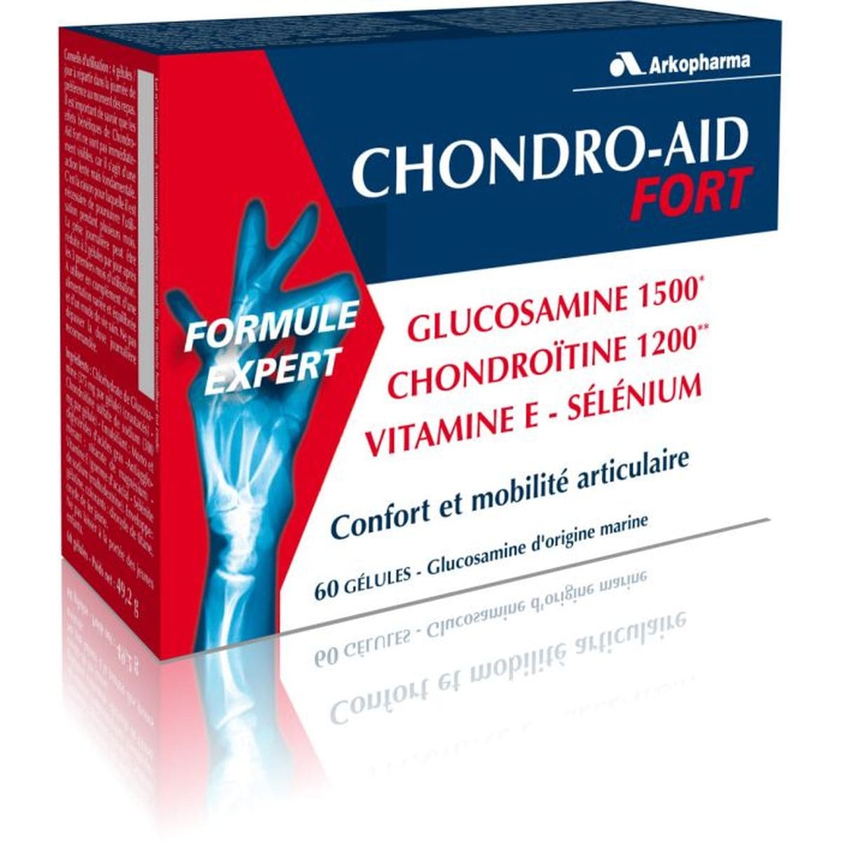 Arkopharma Chondro-Aid Fort - Confort & mobilité articulaire - 60 gélules - vue 1