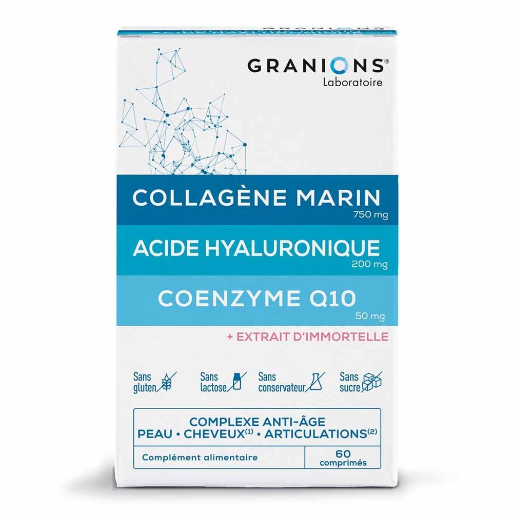 Granions Complexe Anti-Âge - Peau, cheveux & articulations - 60 comprimés - vue 1