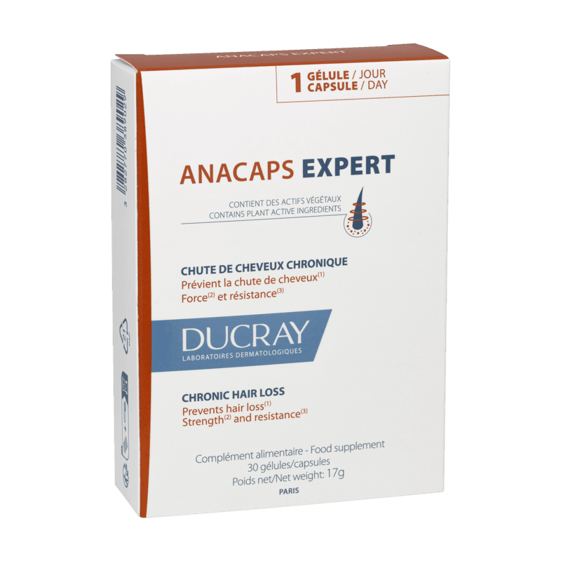 Ducray Anacaps Expert - Chute de cheveux chronique - 30 gélules - vue 1
