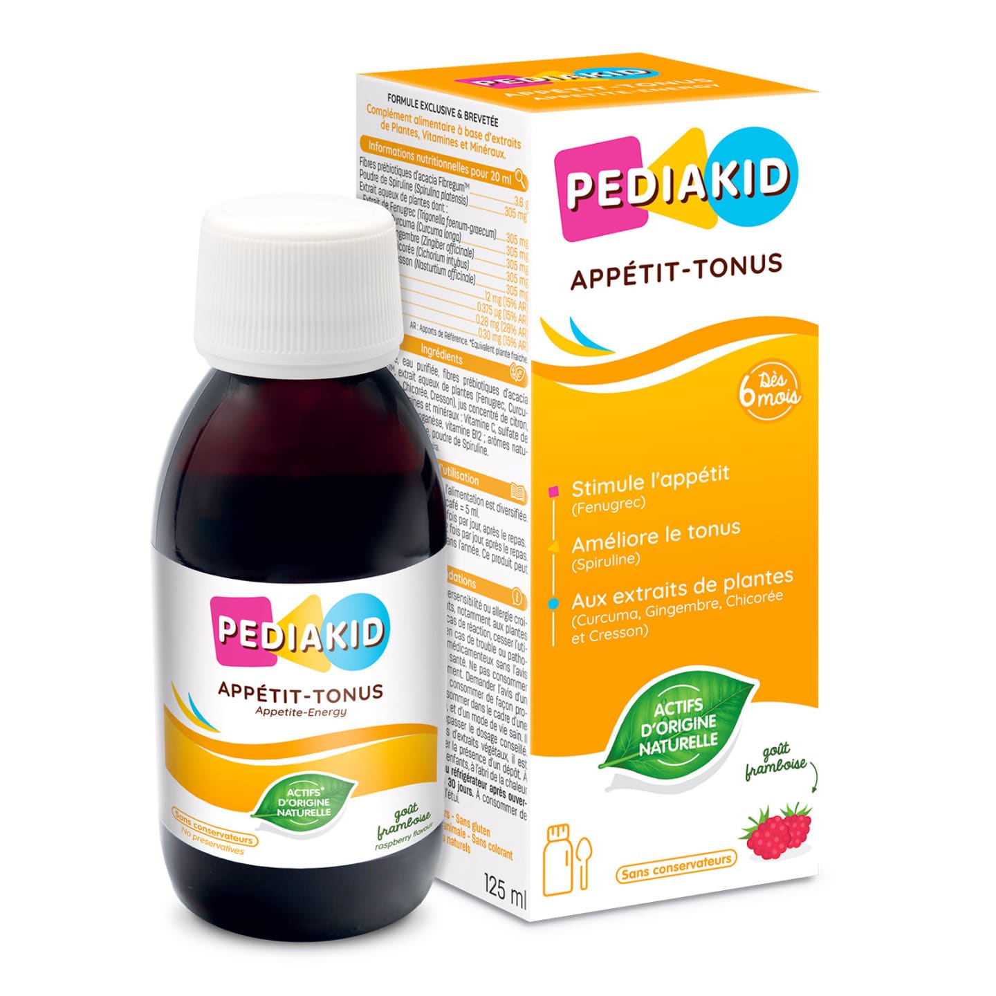 PEDIAKID Appétit-Tonus - Sirop 125 ml - vue 1